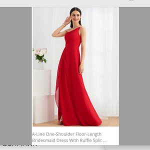 Red Bridesmaid Dress